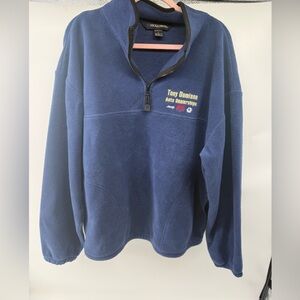 Holloway Men's Navy Zip-Up Sweater